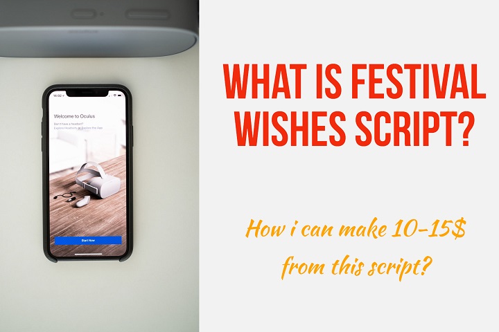 How to Earn Money from Fest Wishes with name or Whatsapp festival sharing script 5